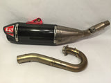 USED 2013 YOSHIMURA TITANIUM RS4 EXHAUST SYSTEM HONDA CRF250R